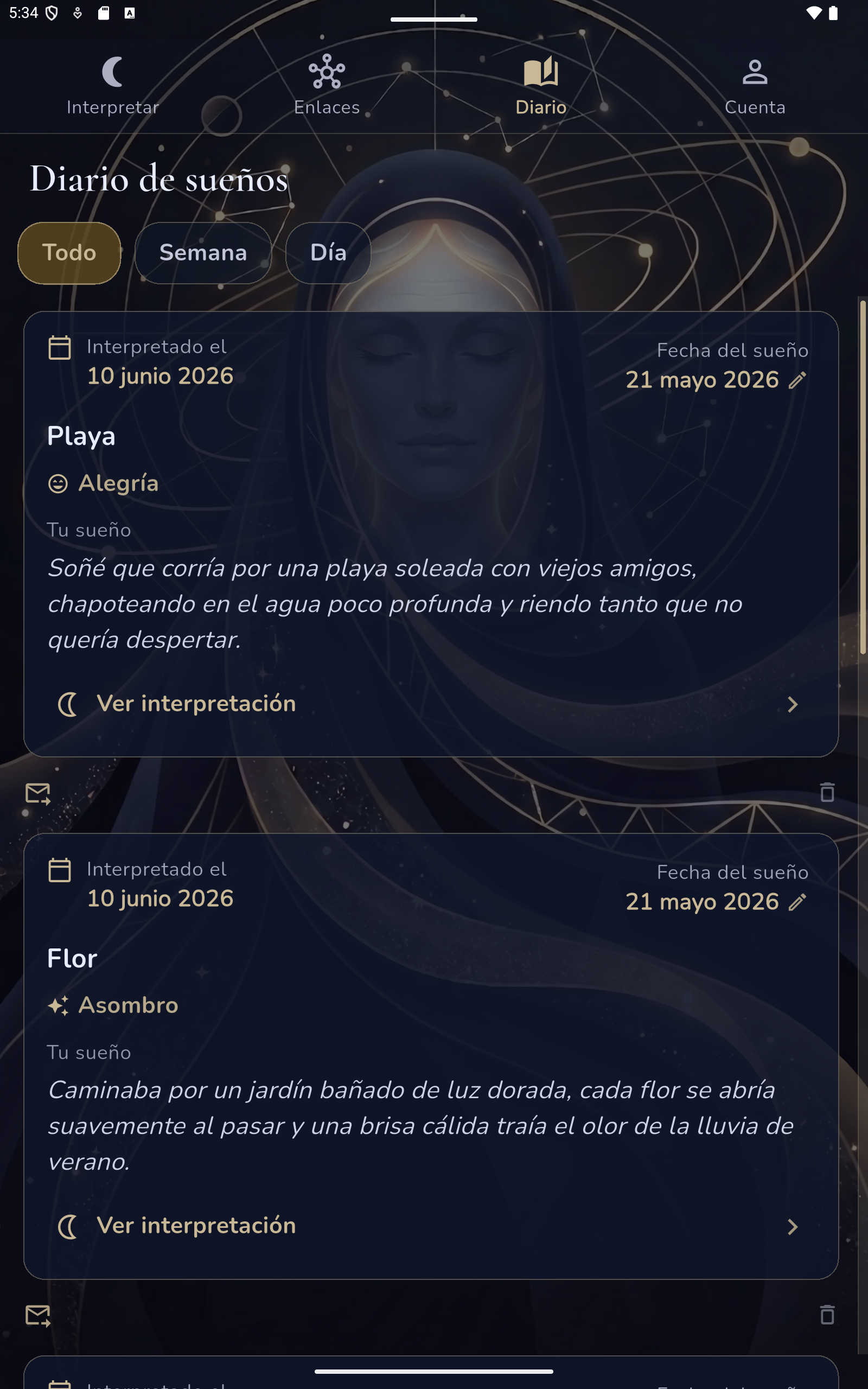 Diario de sueños