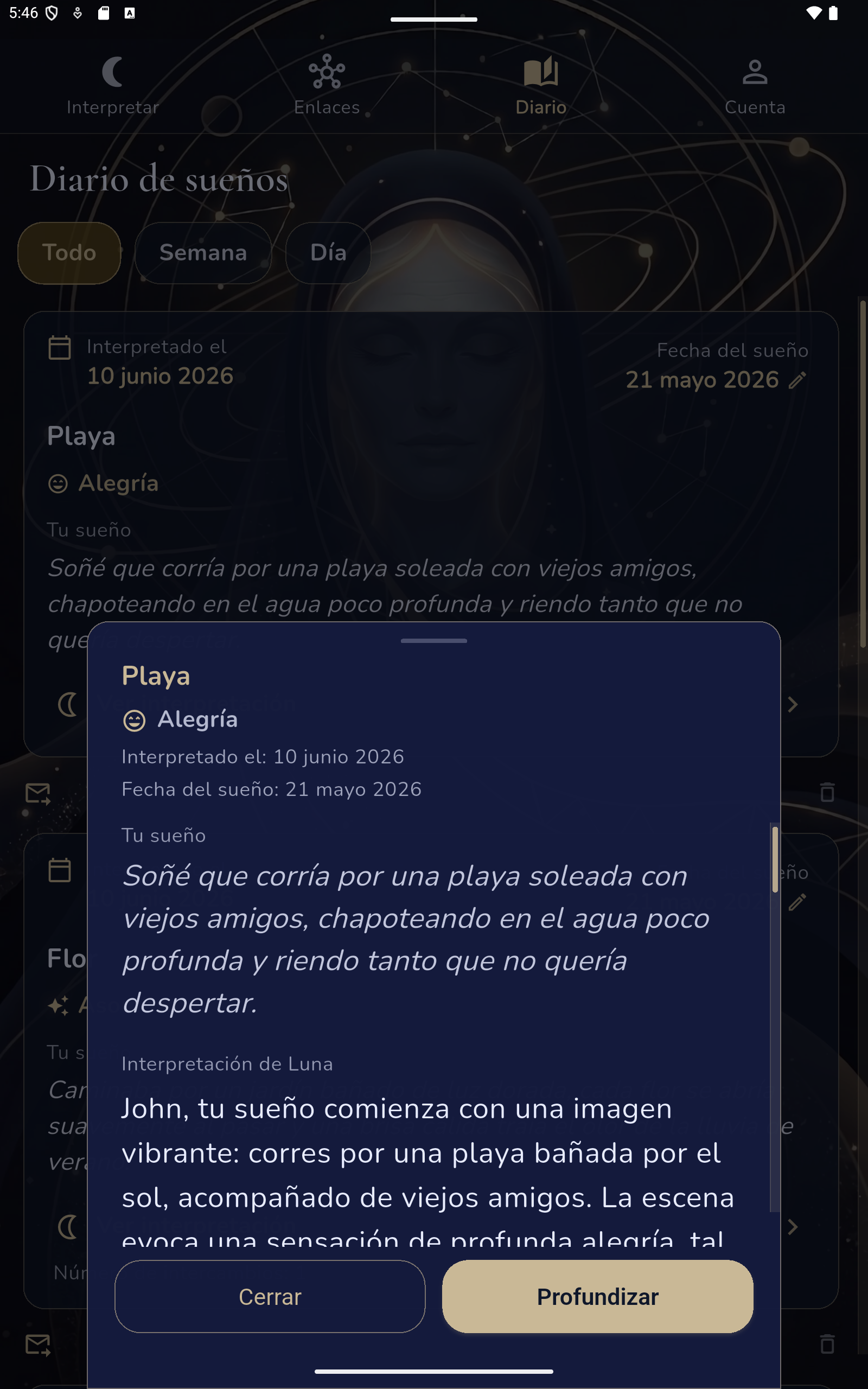 Releer un sueño