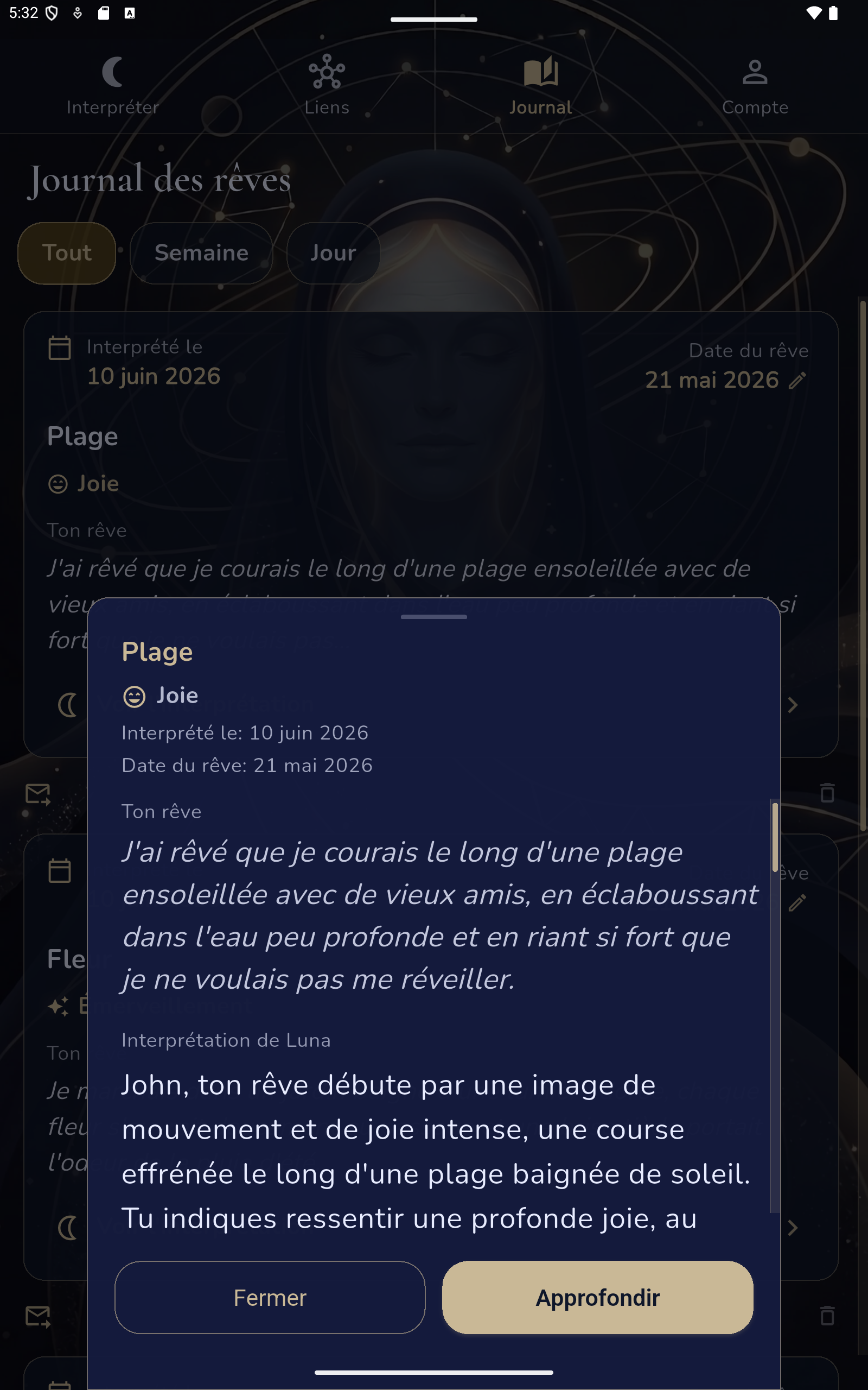 Relire un rêve