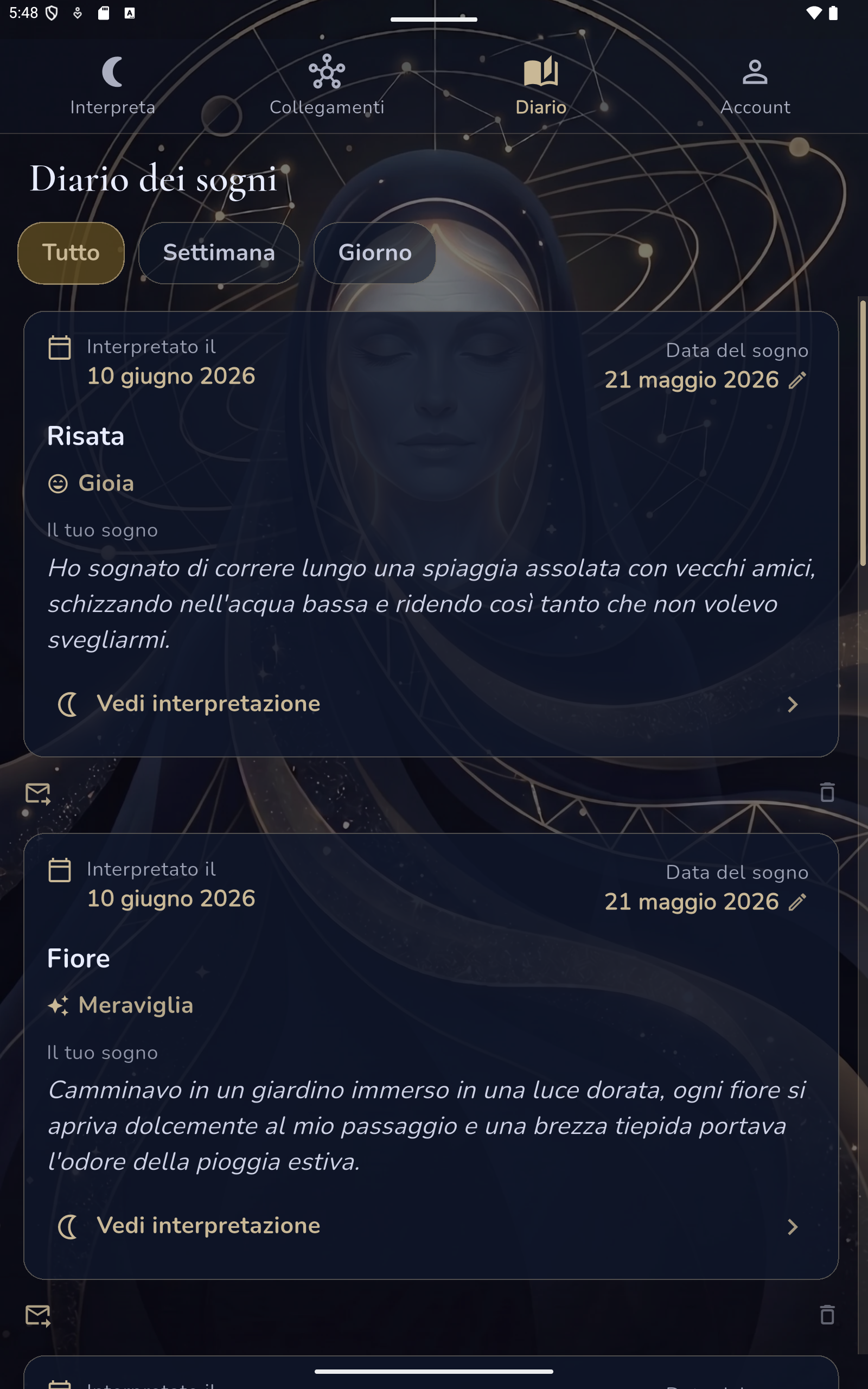 Diario dei sogni