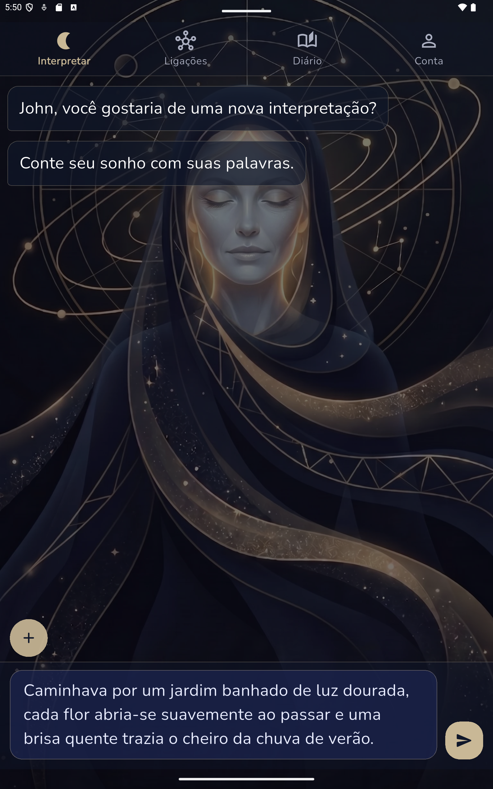 Conte seu sonho à Luna