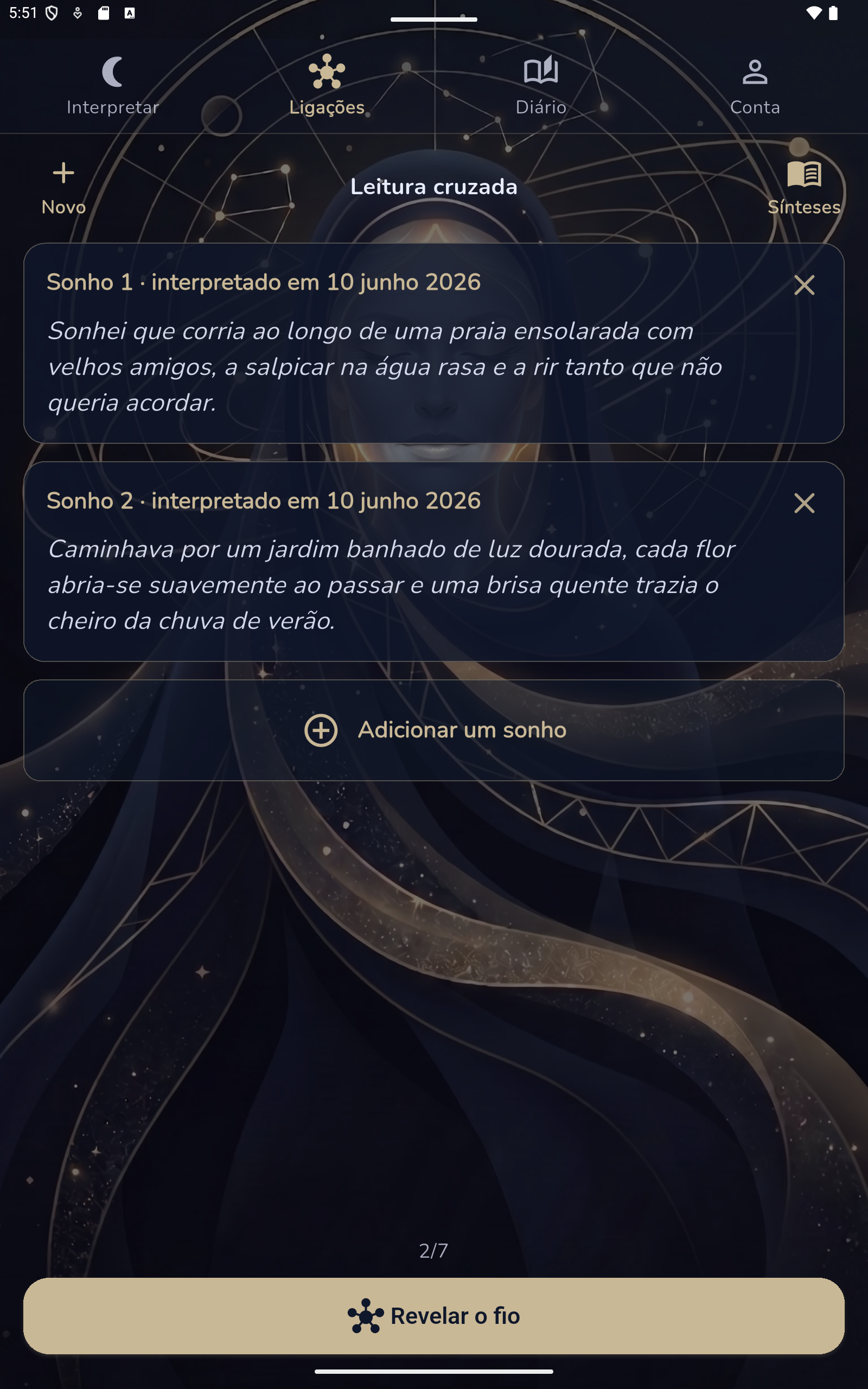 Links entre sonhos
